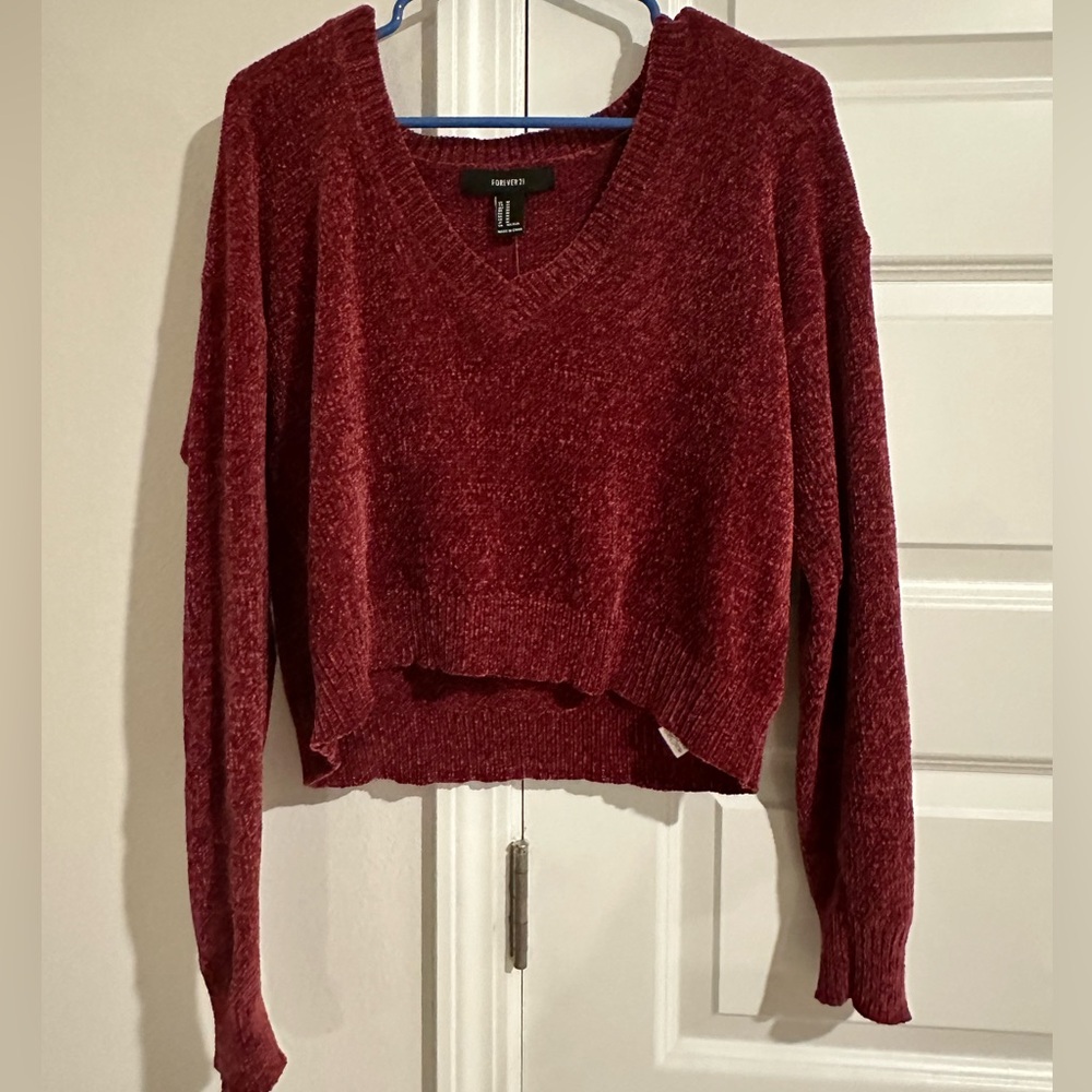 Red Long Sleeve Sweater